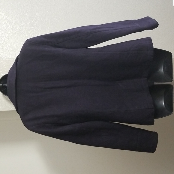 American Eagle Outfitters Black Wool Pea coat size M - Picture 2 of 4